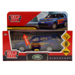 Модель ин. мет. "Land Rover Discovery. Спорт" 12см, свет-звук, синий в коробка (Технопарк)