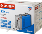 ЗУБР ММА, 220 А, MMA/TIG LIFT, сварочный аппарат инверторный, макс. электрод Ø 5.0 мм, Профессионал (ЗАС-Т3-220)