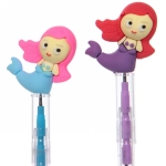 Карандаш чернографитный «Русалочки», 10 секций, ТМ, микс 4 цвета, 16,5см