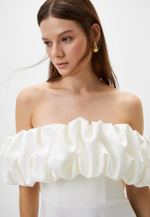 Свадебное платье с буфом