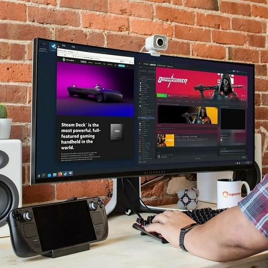 Игровая приставка Valve Steam Deck 64ГБ SSD, черный