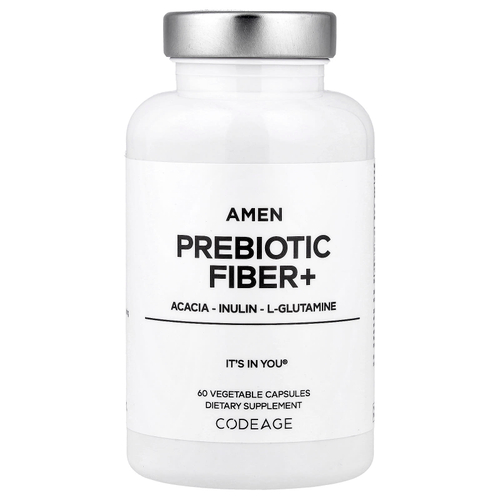 Codeage, Amen Prebiotic Fiber+, 60 растительных капсул
