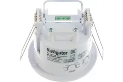 Датчик движения Navigator IRM07 6м 10с-15м IP33 потолочный белый 33053