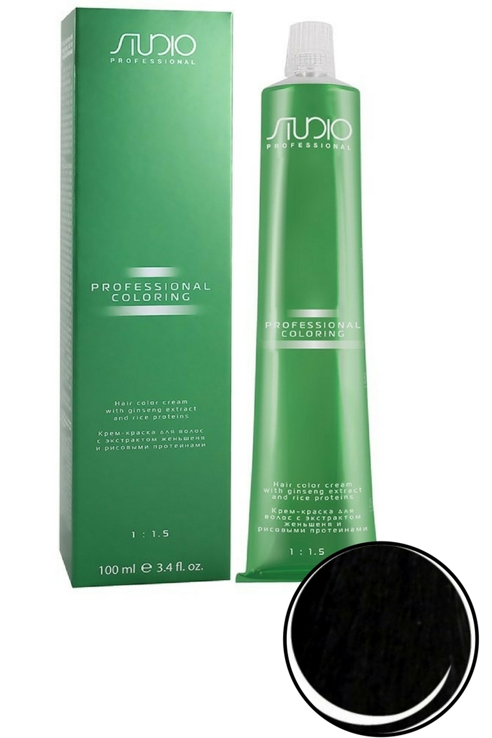 СТ №1,10 иссиня-черный 100мл