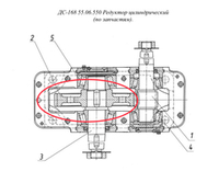 ДС-168 55.06.552 Колесо зубчатое