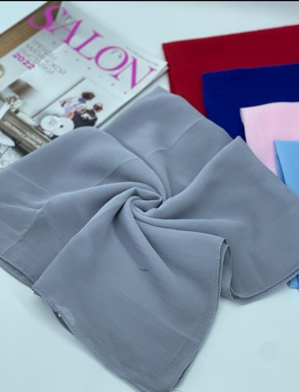 Однотонные платки из марлёвки