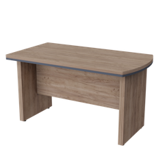 Брифинг-приставка на опоре ЛДСП радиусная PREGO 1200х700х720 П.БЛ-12.7Р Дуб Крафт табачный/Антрацит