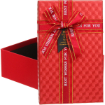 Коробка подарочная «Момент» 19*12*6,5 см, красный