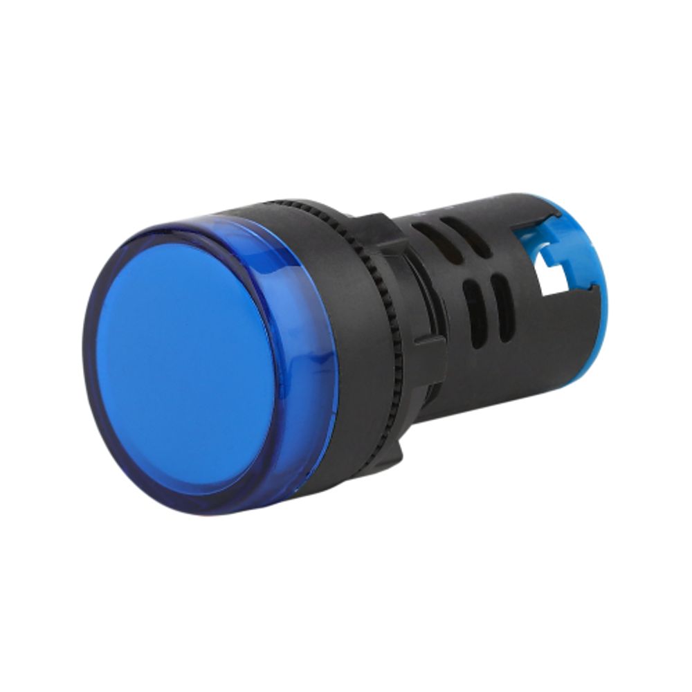 Лампа сигнальная ЭРА XB7EV76P моноблочная XB7 D22мм синяя LED 110/230В AC/DC | Устройства подачи команд и сигналов