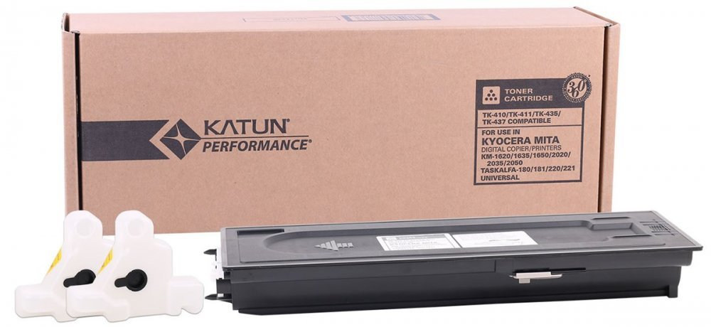 Тонер-картридж Kyocera TK-410 для Kyocera KM-1620/ 1635/ 1650/ 2020/ 2035/ 2050 C ЧИПOM KATUN