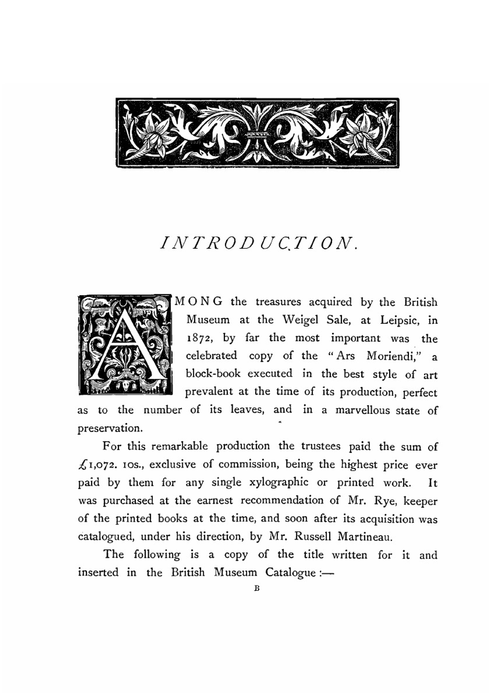 Ars Moriendi (Editio Princeps, Circa 1450): A Reproduction of the Copy in the British Museum | William Harry Rylands