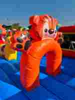 Коммерческий надувной батут «Гранд-саванна 2», 17х10х9 м