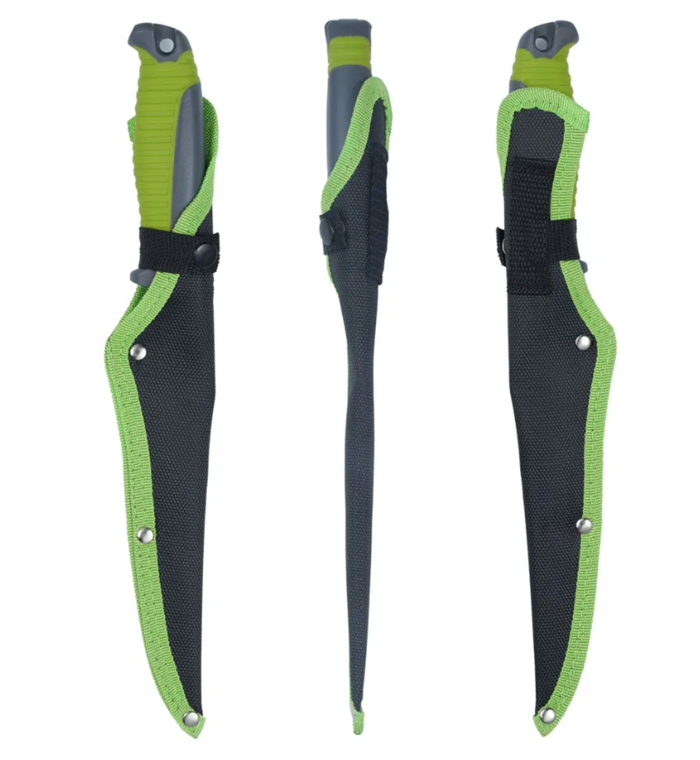 НОЖ HL UNIVERSAL FILLET GREEN+GREY КЛИНОК 20.2см VT270-T