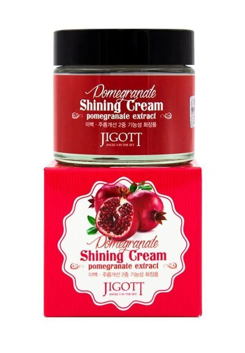 Крем для лица с экстрактом граната Pomegranate Shining Cream JIGOTT 70 мл