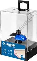 ЗУБР 51x13мм, радиус 19мм, фреза фигирейная №2