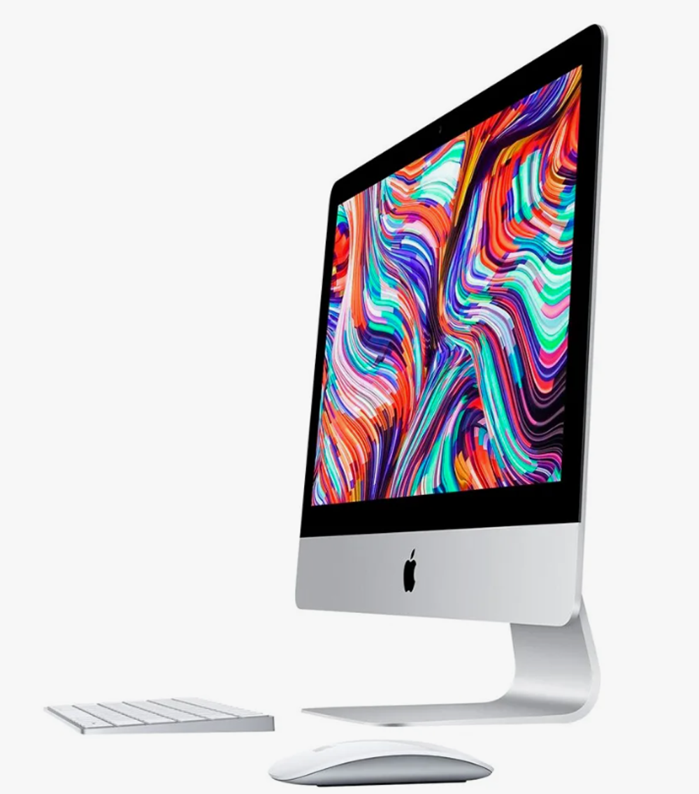 21.5" Моноблок Apple iMac 21.5 2019 (4096x2304, Intel Core i3-8100, RAM 16ГБ, SSD 256ГБ, AMD Radeon Pro 555X, MacOS)