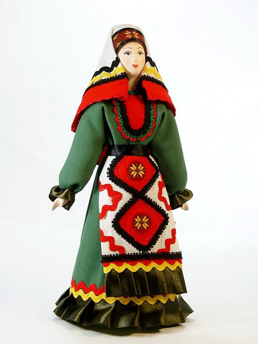 Кукла фарфоровая Удмуртка, Вятская губерния