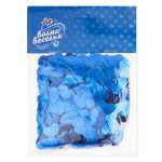 Конфетти фольга Круг, Королевский синий, Хром, 1 см, 50 г.