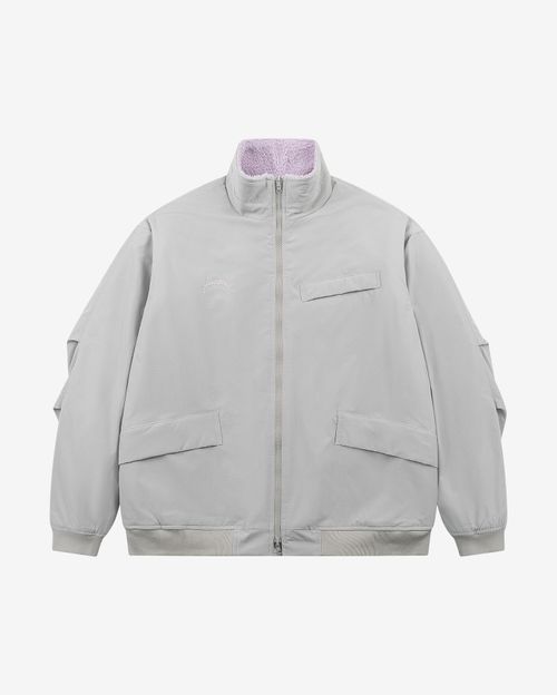 Куртка Ymkashix Ride Puff серый/фиолетовый