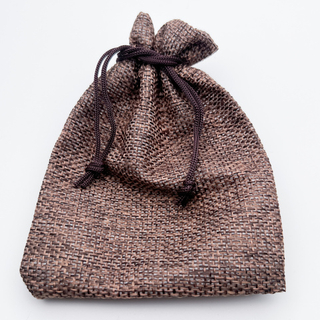 Холщовый мешочек, цвет коричневый, размер около 12*9 см, цена за 1 шт
