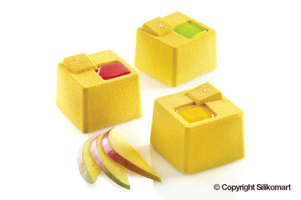 KUADRO. Квадро силиконовая форма | Silikomart Tortaflex 3D