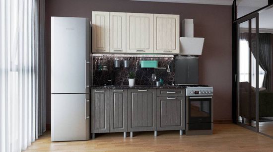 клен кремовый / клен серый