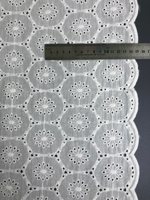 Шитье на батисте, белый, хлопок, прошва