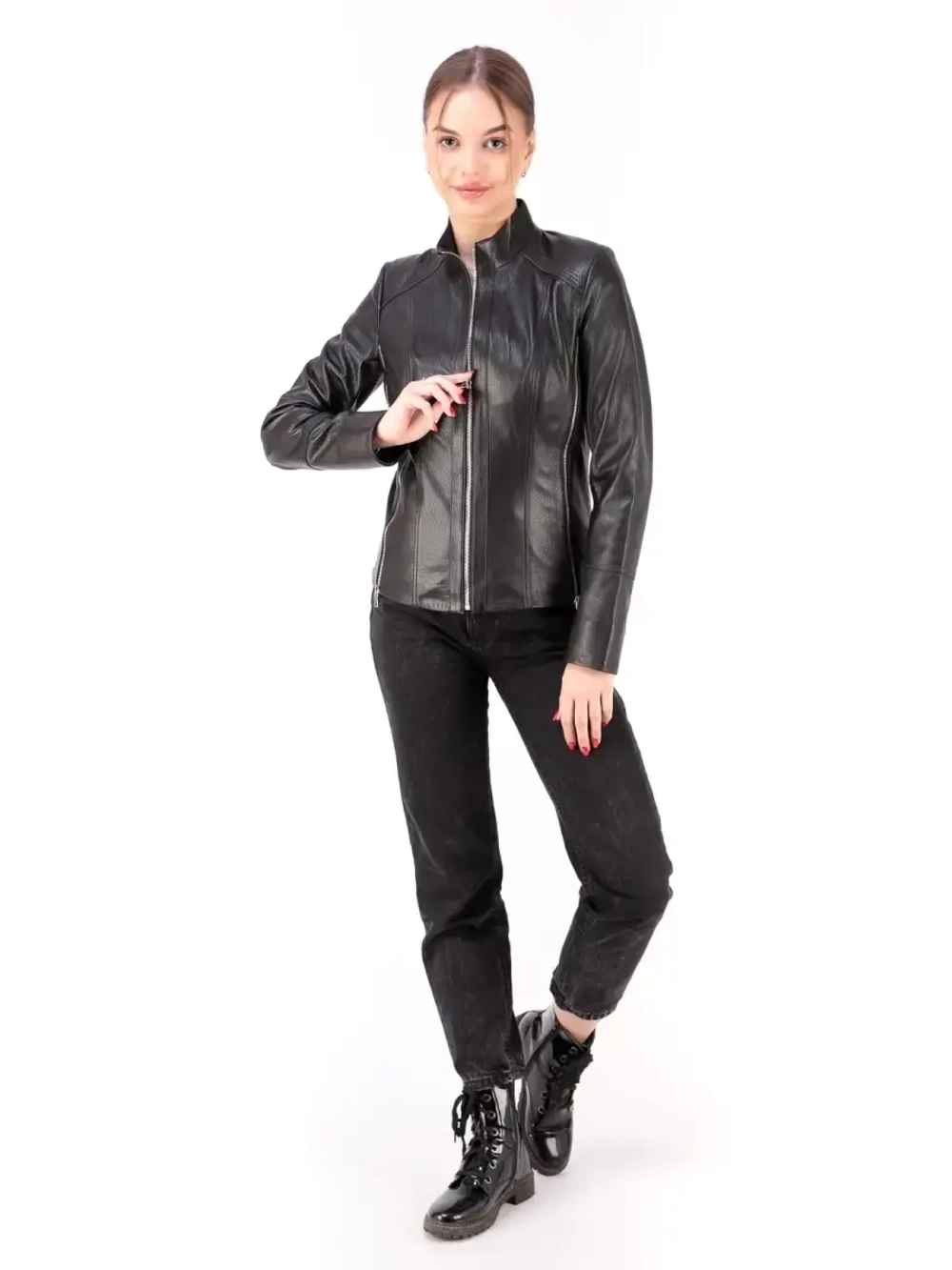 Куртка женская из натуральной кожи
