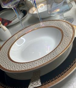 Lenardi 205-007 Набор из 6 глубоких тарелок 23см BLACK BACCARA в под.уп.(х6)