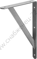 STAYER 300х200х30х4 мм, оцинкованный, усиленный уголок-кронштейн (37422-5)