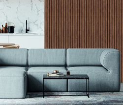 Стеновая панель HiWood декорированная, 270x12 см