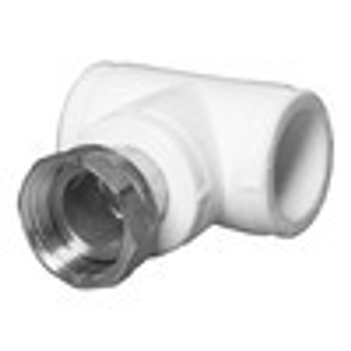 VP Тройник с накидной гайкой 25 х 3/4"