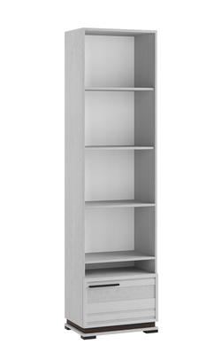 Шкаф-пенал Модена МШ-2, ясень анкор светлый/венге