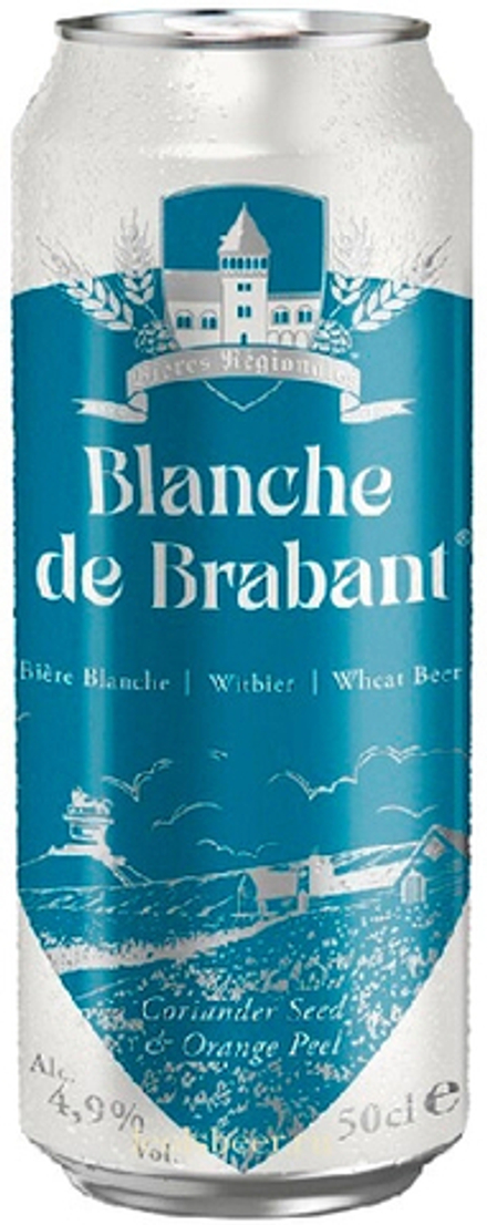 Пиво Бланш де Брабант / Blanche de Brabant 0.5 - банка