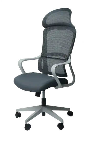 Офисное кресло SPARX FRS-2 Rust White (ткань / сетка, светло-серый)