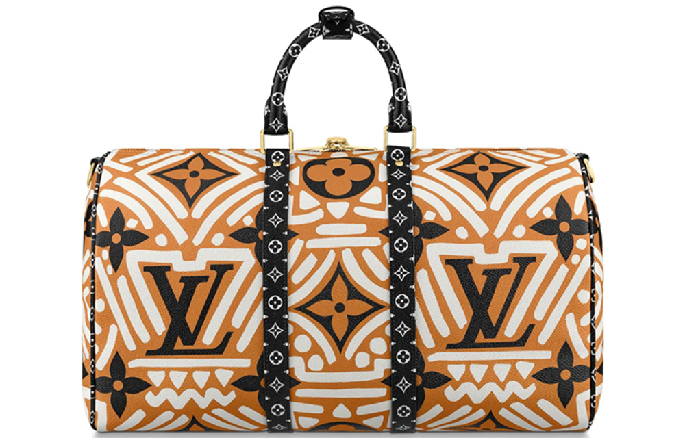 LOUIS VUITTON Crafty Keepall Bandouliere 45 Caramel/Cream
