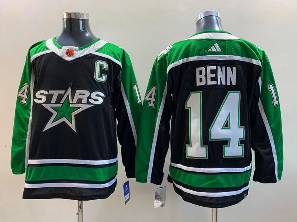 Купить хоккейный свитер НХЛ  Джейми Бенна Dallas Stars в Москве - ADIDAS REVERSE RETRO 2022