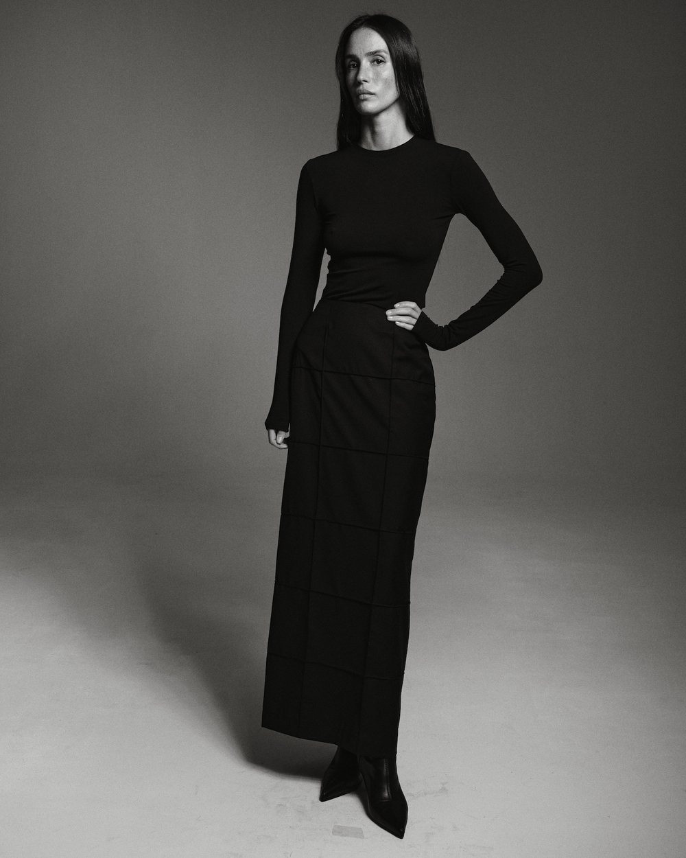 Юбка "CUBE" черная