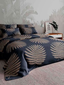 Простынь на резинке бязь Сказка "Папоротник" 120x200 см