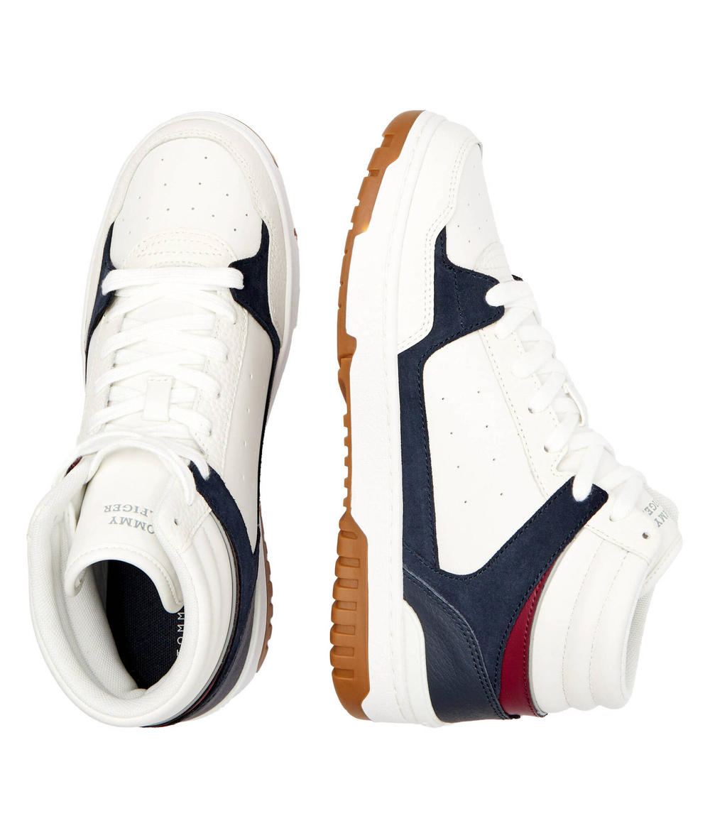 Кожаные кроссовки Tommy Hilfiger - белый(FM0FM05210)