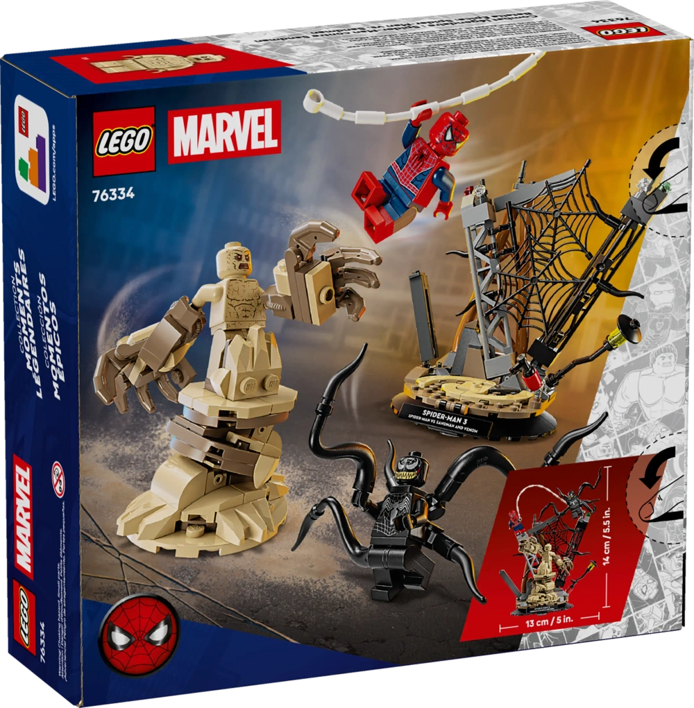 Конструктор LEGO Marvel 76334 Epic Battle: Spider-Man vs. Sandman