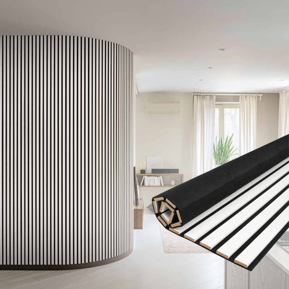 Панель Стеновая Акустическая Stella Comfort Standart Белый 2780х600х9 (уп.1шт.)