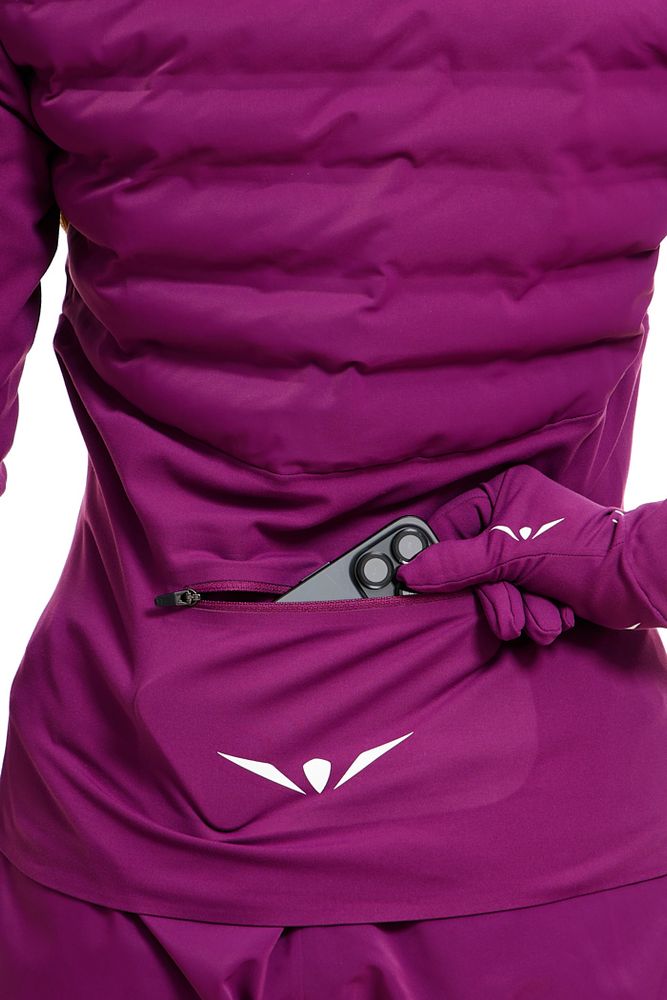 ЛОНГСЛИВ С ПУХОВОЙ ВСТАВКОЙ ЖЕНСКИЙ | AMARANTH