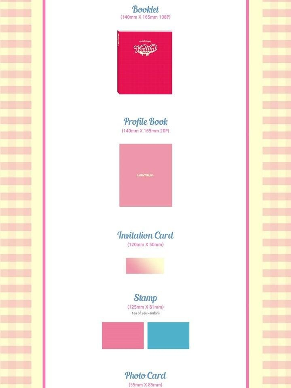 Альбом LIGHTSUM - VANILLA Debut Single