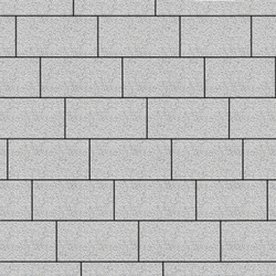 Тротуарная плитка ПРЯМОУГОЛЬНИК 300х150 мм - Гранит Белый