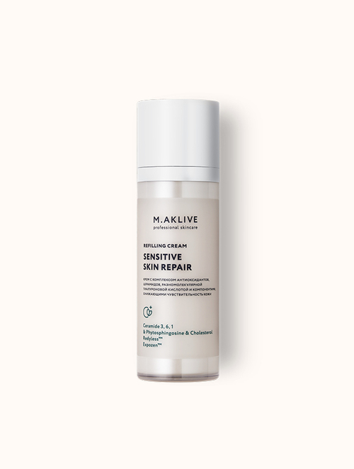 M.Aklive Легкий напитывающий крем "Восстановление чувствительной кожи"
