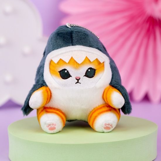 Мягкий брелок "Кото-акула" 12 см