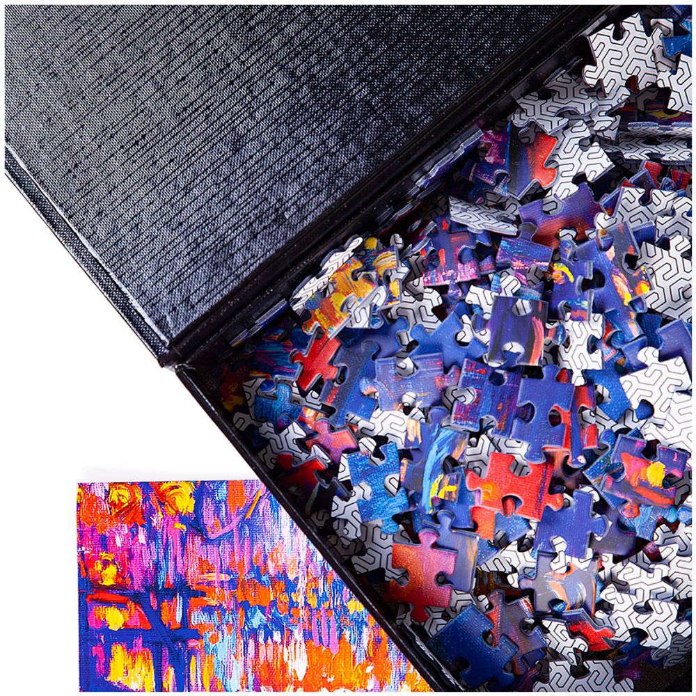 Пазл  500 эл. Hatber Premium "Legend Art Series. Вечерняя гавань", подарочная коробка + Постер