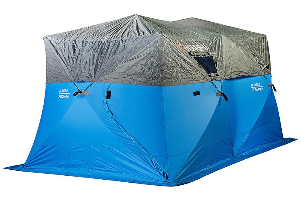 Накидка на половину палатки HIGASHI Double Pyramid Half tent rain cover #Grey