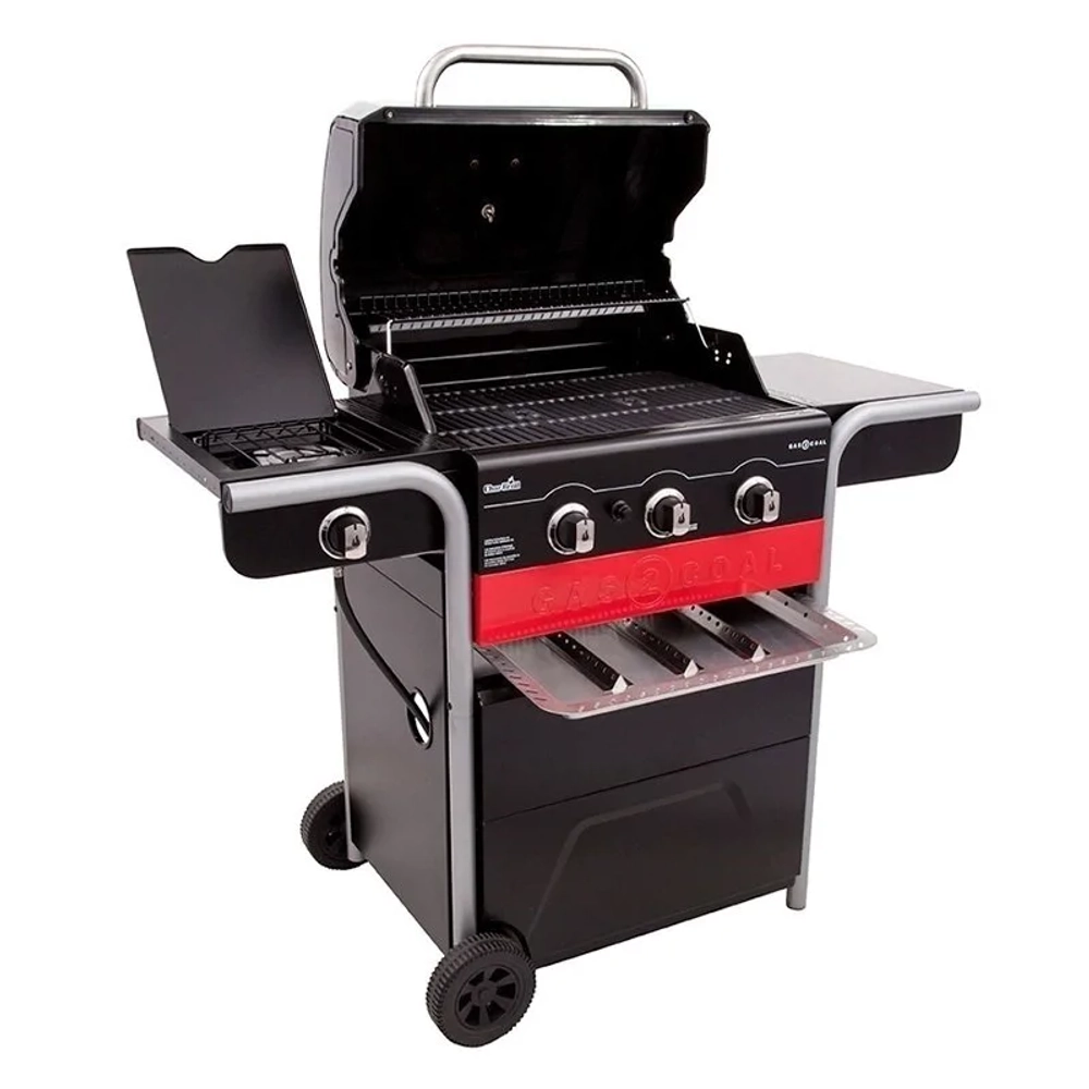Угольно-газовый гриль Char-Broil Gas2Coal Hybrid 3B, 468300618